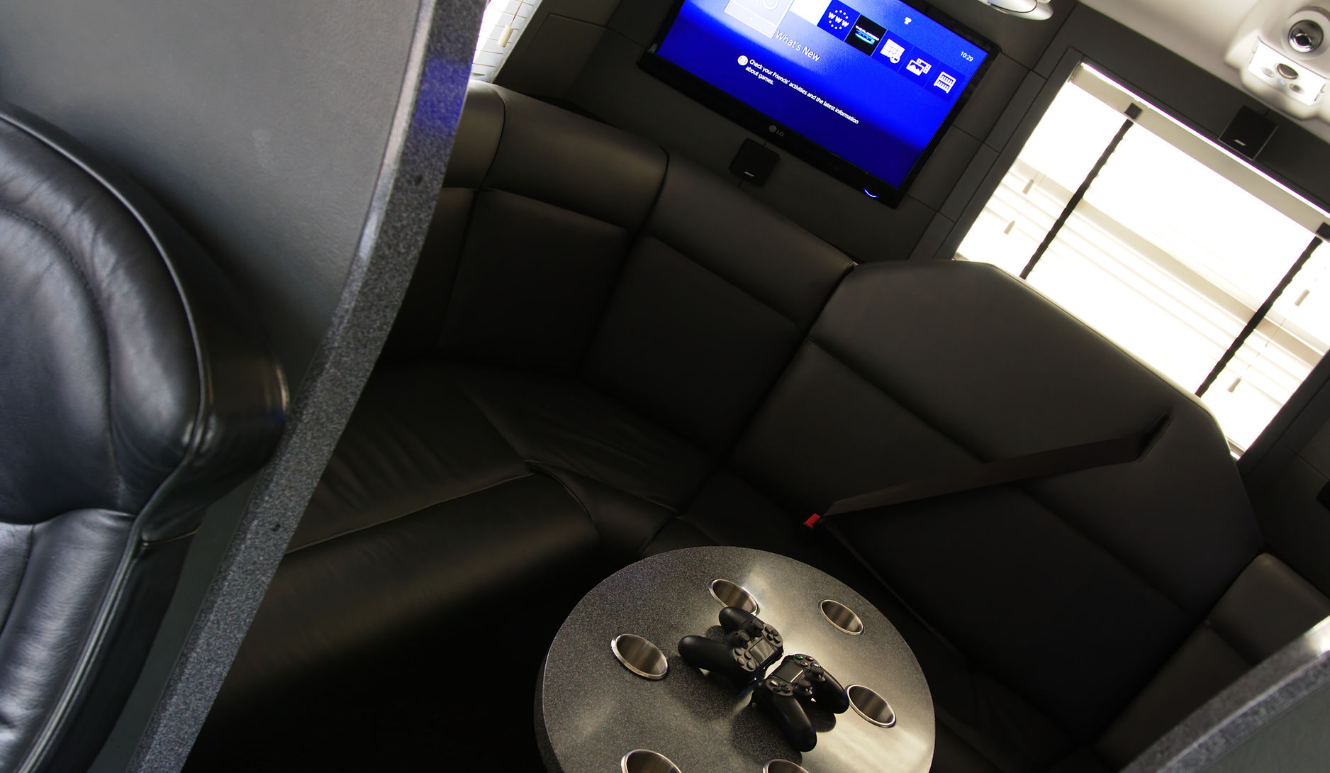 Coach table with PS4