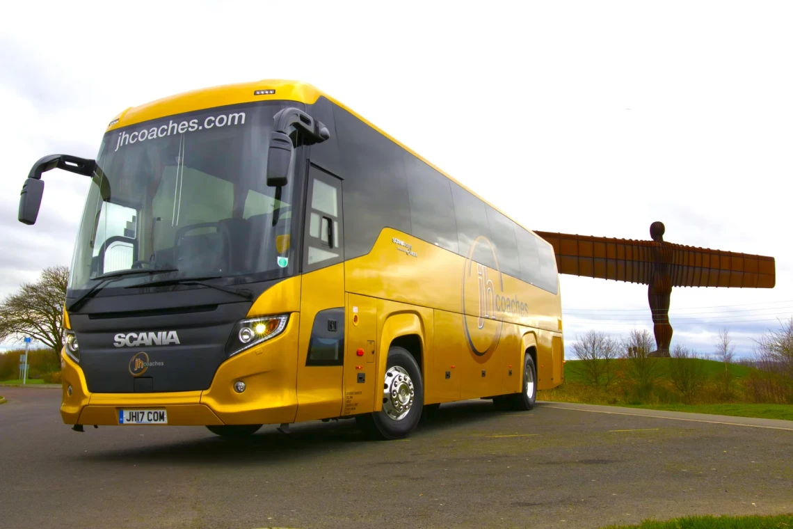 Coach by angel of the north